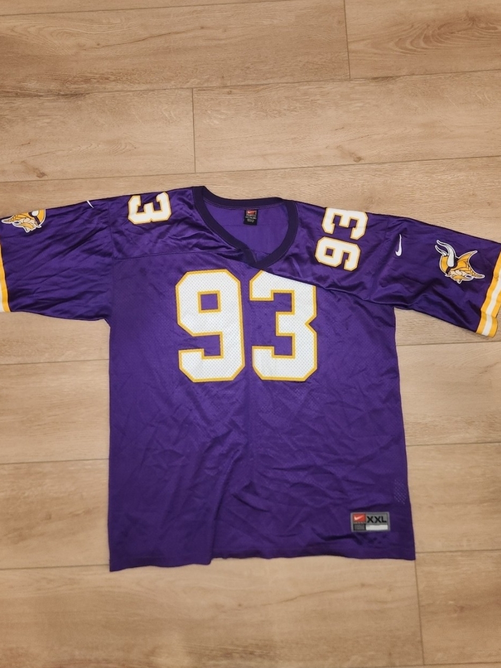 Nike Minnesota Vikings Purple #93 Football Jersey - Kids